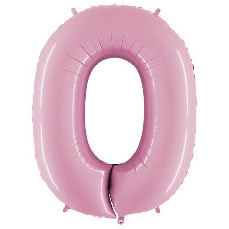 Mooideco - Number 0 - Pastel Pink - 26 inch