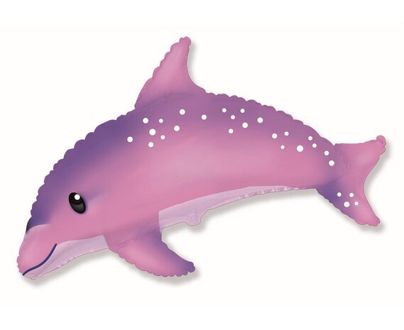 Mooideco - Dolphin / Dolfijn roze - 24 inch - Flex (1)