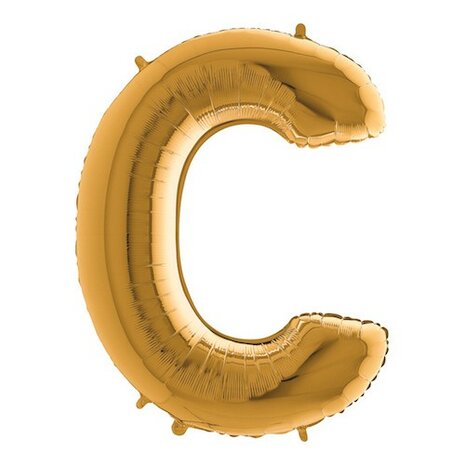 Mooideco - letter goud C - 26 inch - Grabo (1)