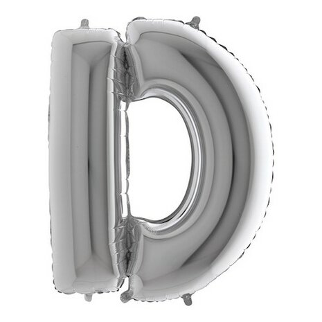 Mooideco - letter zilver D - 26 inch - Grabo (1)