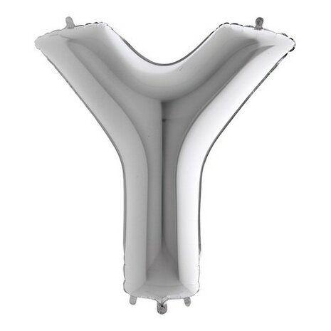 Mooideco - letter zilver Y - 26 inch - Grabo (1)