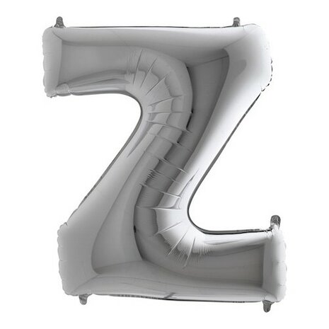 Mooideco - letter zilver Z - 26 inch - Grabo (1)