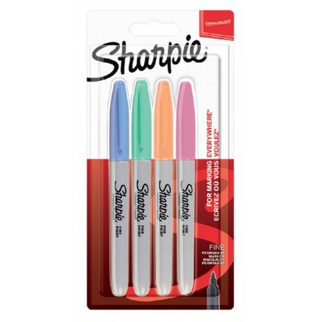 Mooideco - Sharpie fine point markers - pastel color - 1 mm - Sharpie (4)