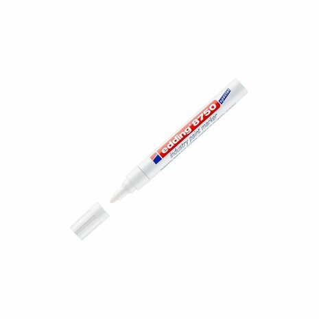 Mooideco - Edding 8750 industrie lak marker - Wit - 2 mm - Edding (1)