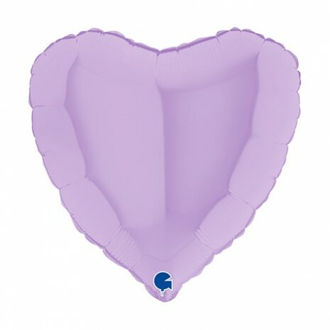 Heart - Pastel Matte lilac - 18 inch - Grabo (1)