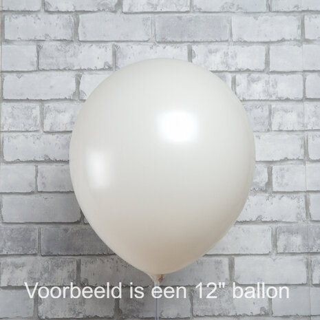 Mooideco - Kalisan Retro white 5 inch ballonnen