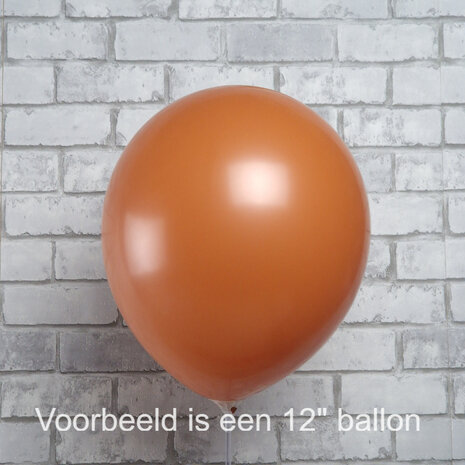 Mooideco - Kalisan Retro Rust Orange - 5 inch ballonnen