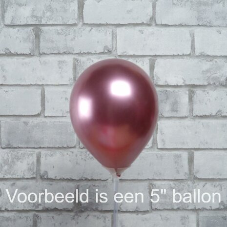 Mooideco - hart ballonnen latex 14 inch Reflex Pink