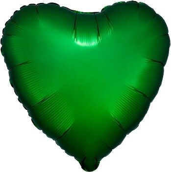 Mooideco - Folie hart - Emerald Green - Anagram balloons