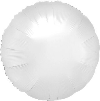 Mooideco - Folie cirkel - Satin white - Anagram balloons