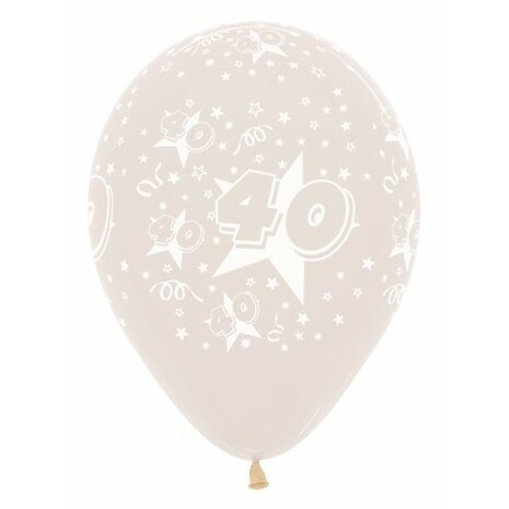 Mooideco - R12 - Number 40 - Stars - Crystal Clear 390 - Sempertex (25)