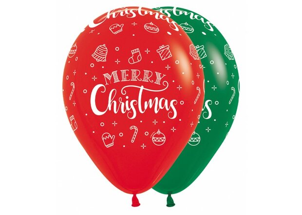 Christmas ballonnen latex sempertex