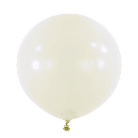 Mooideco - Standard Frosty Wit Anagram ballonnen 24 inch grote helium ballonnen