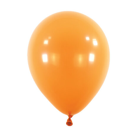 Mooideco - Standard Tangerine orange Anagram ballonnen 5 inch