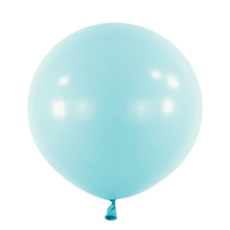 Mooideco - Standard Pastel Blue Anagram ballonnen 24 inch grote helium ballonnen