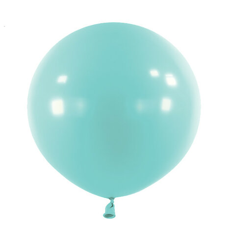 Mooideco - Fashion Caribbean Blue Anagram ballonnen 24 inch grote helium ballonnen