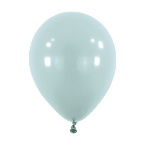 Mooideco - Fashion Dusty Blue Anagram ballonnen 12 inch helium ballonnen