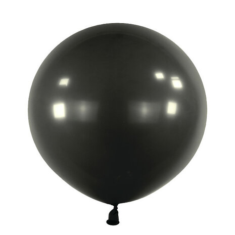Mooideco - Fashion Jet Black Anagram ballonnen 24 inch grote helium ballonnen
