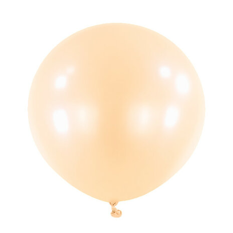 Mooideco - Macaron Peach Anagram ballonnen 24 inch grote helium ballonnen