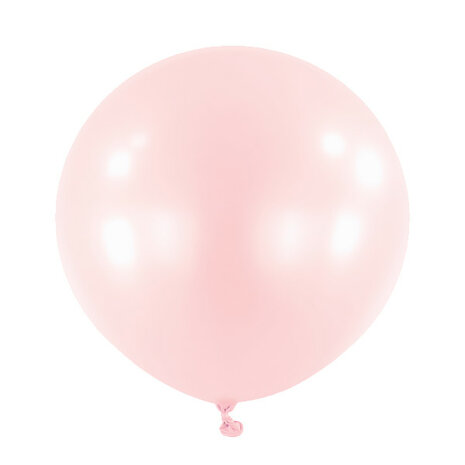 Mooideco - Macaron Pink Rose Anagram ballonnen 24 inch grote helium ballonnen