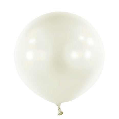 Mooideco - Pearl Frosty Wit Anagram ballonnen 24 inch grote helium ballonnen