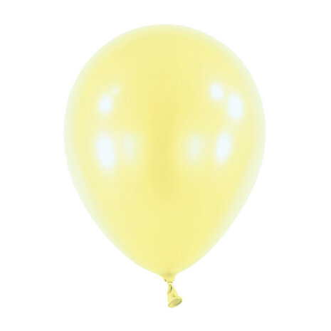 Mooideco - Pearl Light Yellow Anagram ballonnen 12 inch helium ballonnen