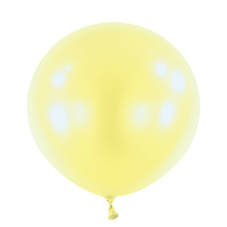 Mooideco - Pearl Light Yellow Anagram ballonnen 24 inch grote helium ballonnen
