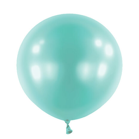 Mooideco - Pearl Caribbean Blue Anagram ballonnen 24 inch grote helium ballonnen