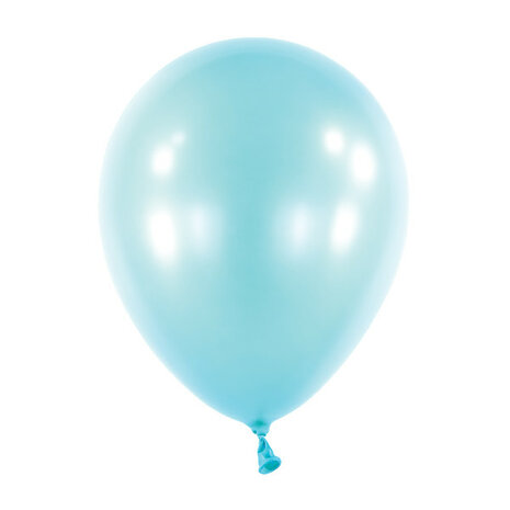 Mooideco - Pearl Pastel Blue Anagram ballonnen 18 inch grote helium ballonnen
