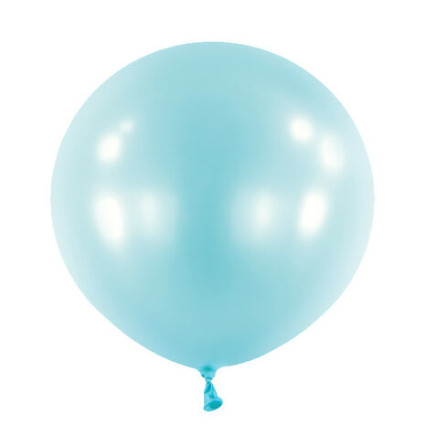 Mooideco - Pearl Pastel Blue Anagram ballonnen 24 inch grote helium ballonnen