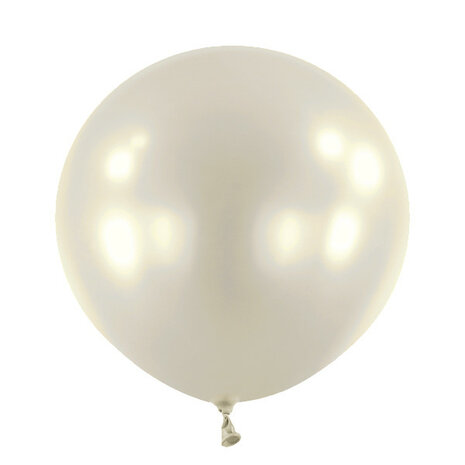 Mooideco - Metallic Silver Anagram ballonnen 24 inch grote helium ballonnen