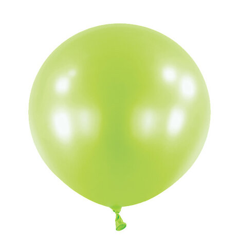 Mooideco - Metallic Kiwi green Anagram ballonnen 24 inch grote helium ballonnen