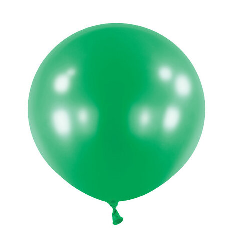 Mooideco - Metallic Festive green Anagram ballonnen 24 inch grote helium ballonnen