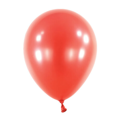 Mooideco - Metallic Apple Red Anagram ballonnen 5 inch