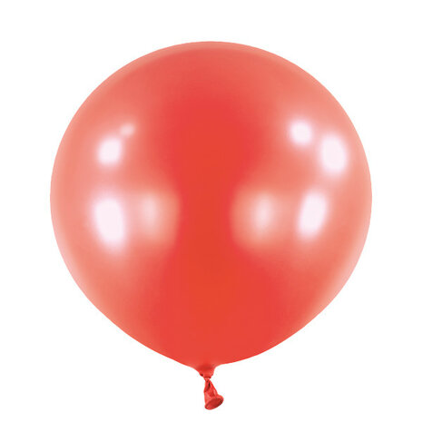 Mooideco - Metallic Apple Red Anagram ballonnen 24 inch grote helium ballonnen