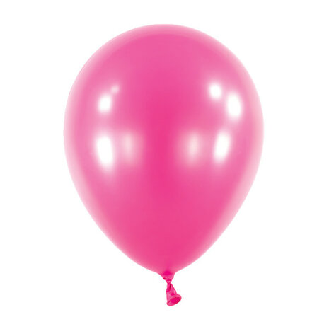 Mooideco - Metallic Hot Pink Anagram ballonnen 5 inch