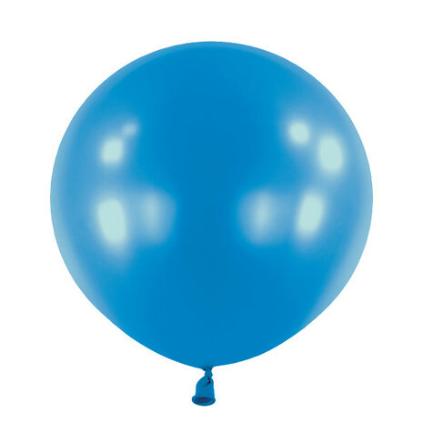 Mooideco - Metallic Bright Royal Blue Anagram ballonnen 24 inch grote helium ballonnen
