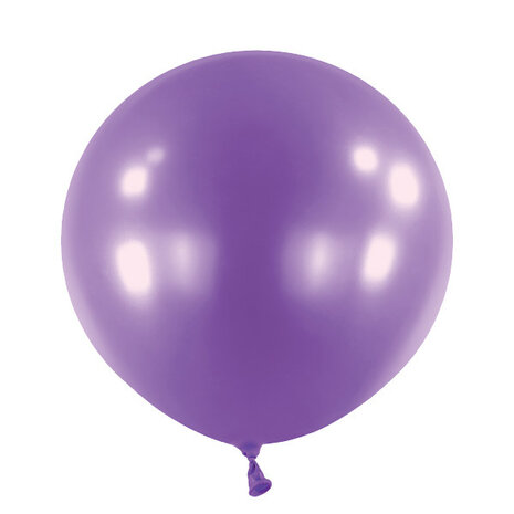 Mooideco - Metallic Purple Anagram ballonnen 24 inch grote helium ballonnen