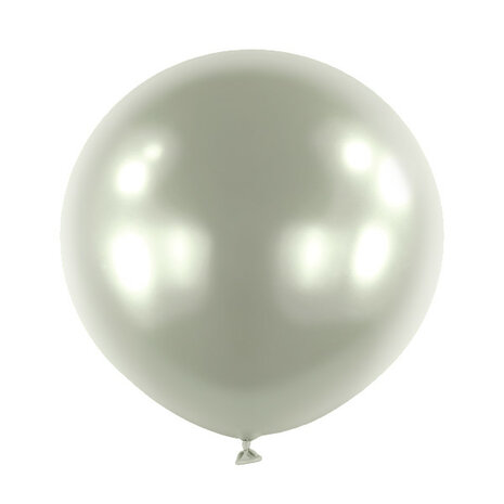 Mooideco - Satin Luxe Platinum Anagram ballonnen 24 inch grote helium ballonnen