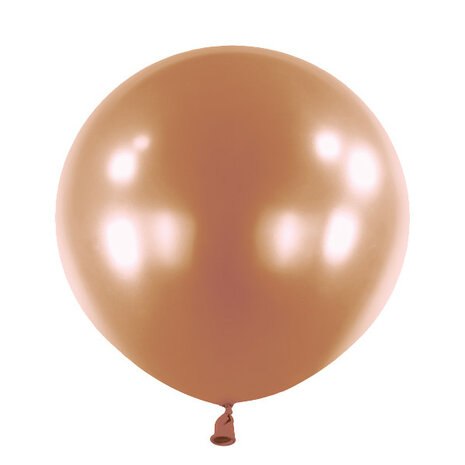 Mooideco - Satin Luxe Rose Copper Anagram ballonnen 24 inch grote helium ballonnen