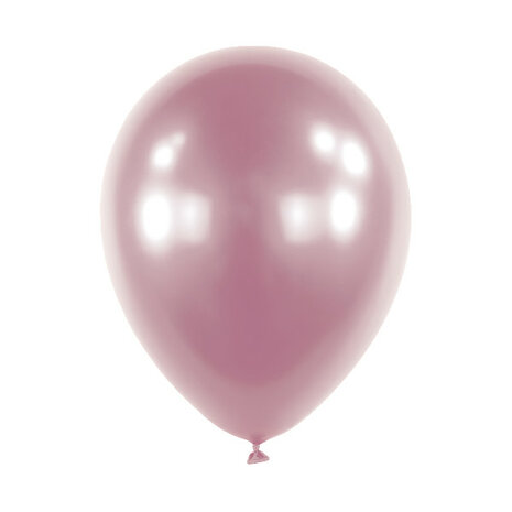 Mooideco - Satin Luxe Pastel Pink Anagram ballonnen 12 inch helium ballonnen