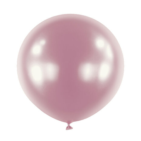 Mooideco - Satin Luxe Pastel Pink Anagram ballonnen 24 inch grote helium ballonnen