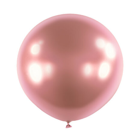 Mooideco - Satin Luxe Flamingo Pink Anagram ballonnen 24 inch grote helium ballonnen