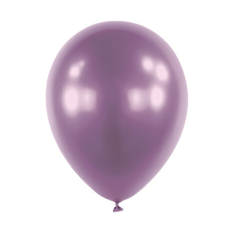 Mooideco - Satin Luxe Purple Royal Anagram ballonnen 5 inch