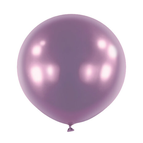 Mooideco - Satin Luxe Purple Royal Anagram ballonnen 24 inch grote helium ballonnen