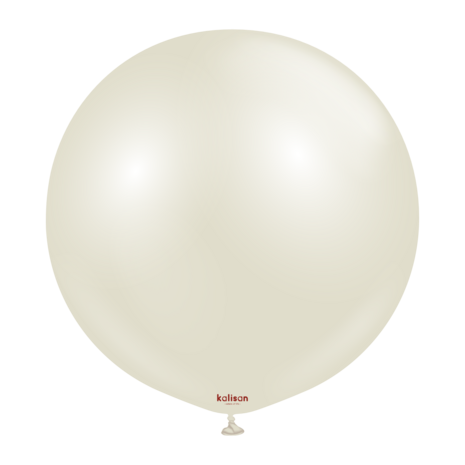 Mooideco - Kalisan Aura Ivory White - 24 inch grote helium ballonnen