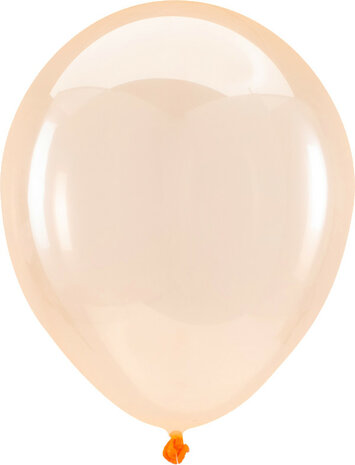 Mooideco - Crystal Clearz orange Anagram ballonnen 12 inch helium ballonnen