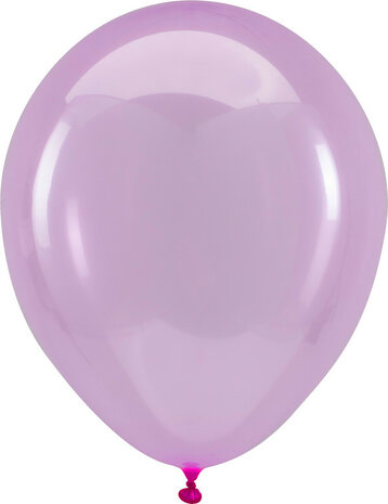 Mooideco - Crystal Clearz Magenta Anagram ballonnen 12 inch helium ballonnen