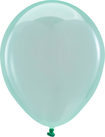 Mooideco - Crystal Clearz Green Anagram ballonnen 12 inch helium ballonnen