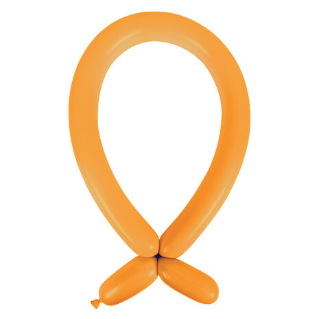 Mooideco - Standard Tangerine Anagram ballonnen 260 modeleer